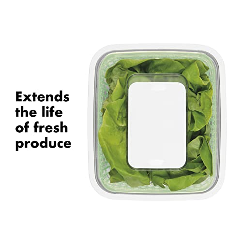 OXO Good Grips Greensaver-Frischhaltebox mit Deckel und Lüftung, groß – 4 l - obrazek 10