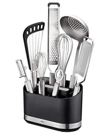 GEFU 29252 Utensilien-Behälter SMARTLINE – Wichtige Küchenutensilien immer griffbereit