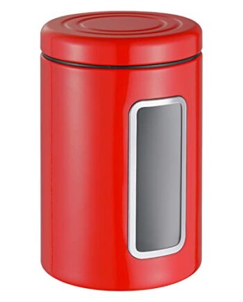 Wesco Vorratsdose Classic Line 2 Liter rot, 12.5 x 12.5 x 18.9 cm