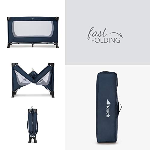 Hauck 603604 Dziecięce Łóżeczko Turystyczne, Granatowy, Do 15 kg - obrazek 13