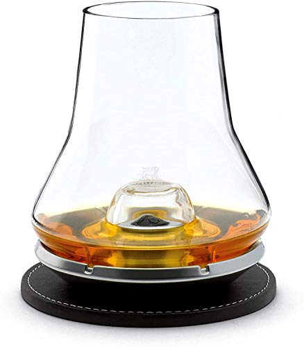 Peugeot Whisky Glas Set mit 1 Glas, 1 Metallfuß, 1 Untersetzer, Fassungsvermögen: 38 cl, Les Impitoyables, 266097 - obrazek 4