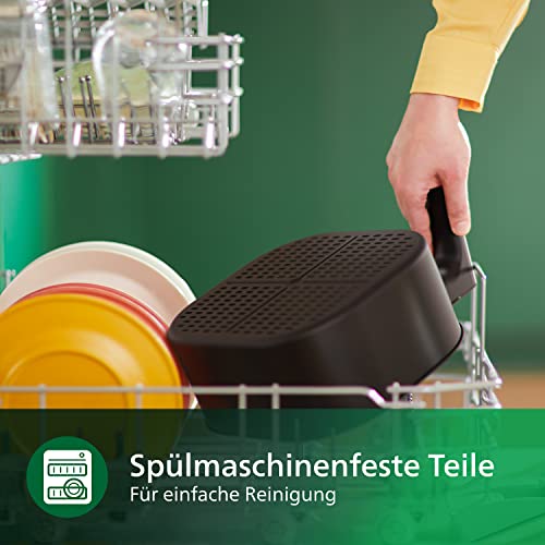 Philips Essential Airfryer XL - 6.2L, Fritteuse ohne Öl, Rapid Air Heißlufttechnologie, Touchscreen, NutriU App mit Rezepten (HD9270/90) - obrazek 2