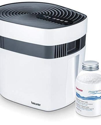 Beurer maremed MK 500 Meeresklimagerät, Luftbefeuchtung und Luftreinigung für ein naturidentisches Meeresklima, Mineralisierung mit Meeressalz, filtert Bakterien und Viren