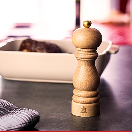 Peugeot Paris Mühlen-Set Pfeffer/Salz, Mahlgradeinstellung u'Select, Höhe: 18 cm, Holz, Natur, 2/23386 - obrazek 3