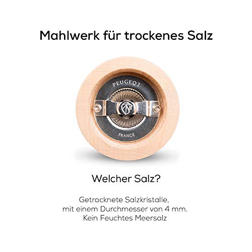 Peugeot Paris Manuelle Chef Pfeffermühle, Mahlgradeinstellung u'Select, Höhe: 30 cm, Gebürsteter Edelstahl, Silber, 32517 - obrazek 4