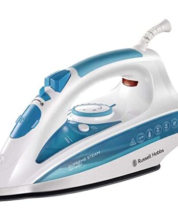 Russell Hobbs Bügeleisen [2600W, 70 g/min Dampf, 210 g Extra-Dampfstoß, 300ml Wassertank, Keramik-Bügelsohle, Selbstreinigungs- & Sprühwasserfunktion, Antikalk, Tropfstopp] Dampfbügeleisen 20562-56