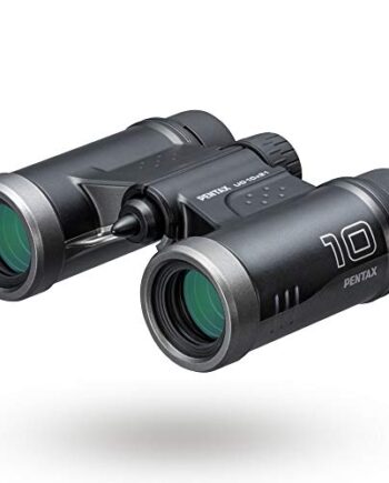 Pentax Binoculars UD 10x21- Black 10x Magnification with roof Prism Bright and Clear Viewing, Lightweight with Multi-Coating to acheive Excellent Image Performance for Concerts, Sports and Safari