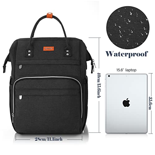 Plecak na laptopa Kobiety 15,6 cala, damski plecak Torba do pracy Kabi - obrazek 2