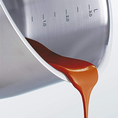 Fissler Original-Profi Collection / Edelstahl-Wok (Ø 30 cm) Stielwok unbeschichtet, Asiapfanne mit Metall-Deckel, alle Herdarten - auch Induktion - obrazek 5