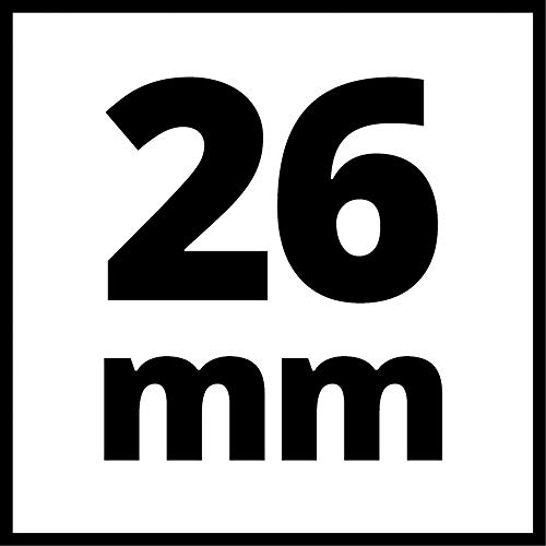 Einhell 4258253 Bohrhammer TC-RH 900 Kit (900 W, 4100 min.-1 Schlagzahl, 3 J Schlagstärke, Hammerbohren, Bohren und Meißeln mit Meißelfixierung, inkl. 12-teiligem Bohrer- & Meißelset, Koffer) - obrazek 4