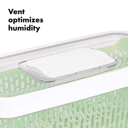 OXO Good Grips Greensaver-Frischhaltebox mit Deckel und Lüftung, groß – 4,7 l - obrazek 3