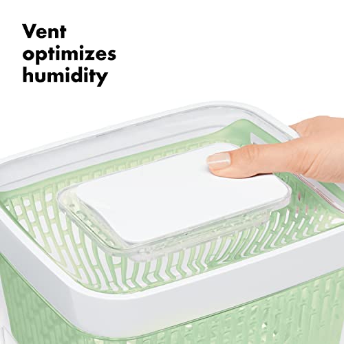 OXO Good Grips Greensaver-Frischhaltebox mit Deckel und Lüftung, groß – 4 l - obrazek 7