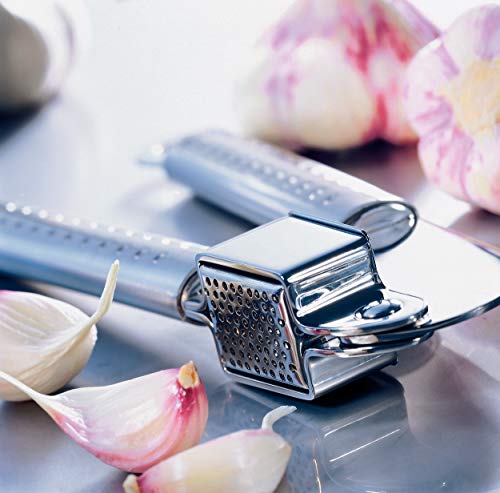 Fissler FIS7526 Magic / Knoblauchpresse Edelstahl (Ø 8cm)Garlic-Press,inkl.Wand-Aufhängeöse,rostfrei - obrazek 2