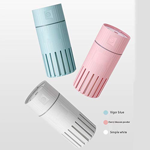 Kafei 2 w 1 Cool Mist nawilżacz powietrza do samochodu biura sypialni domu 2 tryby mgły 7 diod LED lampka nocna oczyszczacz powietrza różowy - obrazek 7