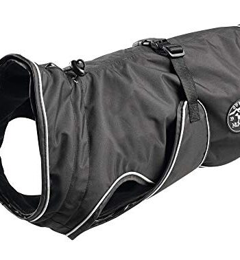HUNTER UPPSALA Hundemantel, wasserabweisend, reflektierend, 35, schwarz