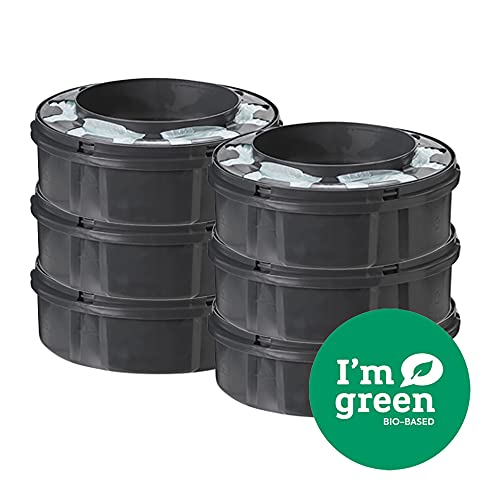 Tommee Tippee Nachfüllkassetten für Twist & Click Advanced Windelentsorgungssystem mit nachhaltig gewonnener, antibakterieller GREENFILM-Folie, 6er-Pack - obrazek 10