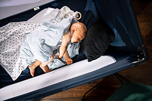 Hauck 603604 Dziecięce Łóżeczko Turystyczne, Granatowy, Do 15 kg - obrazek 11