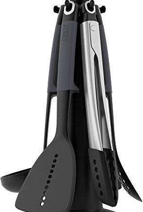 Joseph Joseph 10151 Elevate Karussell (6 -teilig mit Zange), Nylon, grau, 16 x 16 x 36 cm