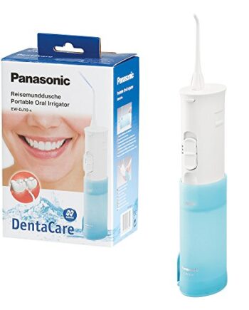 Panasonic EW-DJ10-A503 Munddusche (kabellos, Reisemunddusche, Zahnreiniger, Wassertank, Batteriebetrieb, Munddusche elektrisch, 2 Intensitätsstufen)