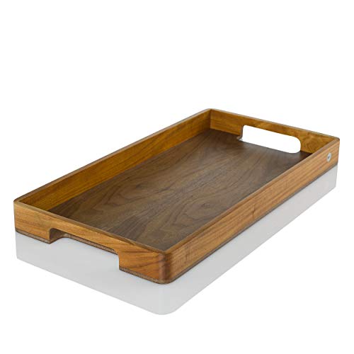 AdHoc ST21 Serviertablett Serve 60x31x5cm Akazien- / Walnussholz