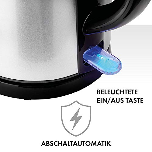 ZWILLING 1002478 Wasserkocher, 1,2 Liter, 1.550-1.850 Watt, Edelstahl/Kunststoff, silber/schwarz - obrazek 3