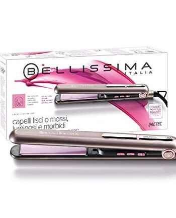 Imetec Bellissima Creativity B9 300 Glätteisen, glattes oder welliges Styling, Keramikbeschichtung, haarglätter, Temperatureinstellung von 150 ° C bis 230 ° C, Schnellheizsystem