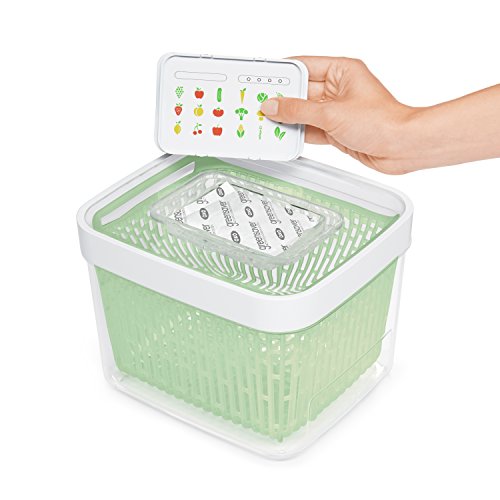 OXO Good Grips Greensaver-Frischhaltebox mit Deckel und Lüftung, groß – 4 l - obrazek 6