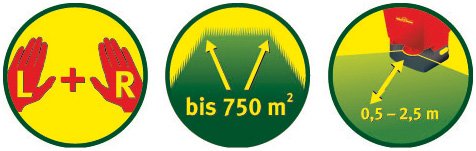 WOLF Garten - Universal-Streuer WE-B; 5455000, Rot, 2x2x2 cm - obrazek 4