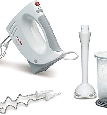 Bosch Hausgerate MFQ3540 MFQ3540 Mikser Ręczny, Tworzywo Sztuczne, 450 W, Biały/Szary
