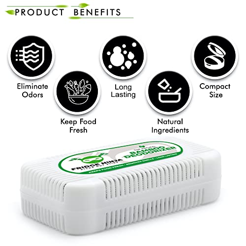 Odświeżacze do lodówki (8 sztuk) – dezodorant i odświeżacz do lodówki z węglem bambusowym wielokrotnego użytku worki do oczyszczania powietrza z aktywnym węglem aktywnym w tym termometr na lodówkę – również do toreb na lunch i lodówek - obrazek 3