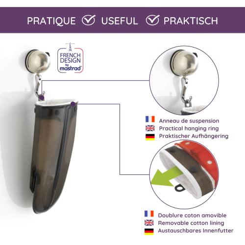 MASTRAD Gant Orka TEX - Ofenhandschuh aus Silikon und Baumwolle - rutschfeste Rillen - sehr widerstandsfähig und hohe Sicherheit - einfach zu handhaben; waschbar; komfortabel; beidhändig - obrazek 10