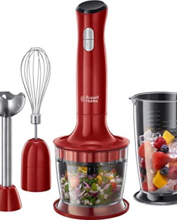 Russell Hobbs blender ręczny, 3w1, nasadka miksująca, pojemnik z ostrz