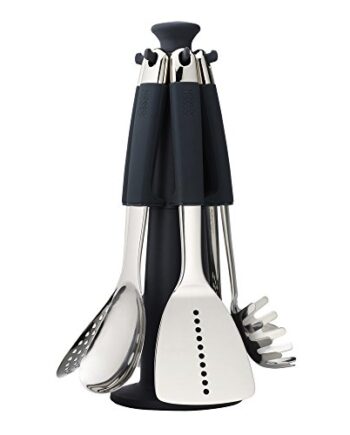 Joseph Joseph Elevate - 6-teiliges Küchenhelfer-Set inkl. Karussell - Edelstahl