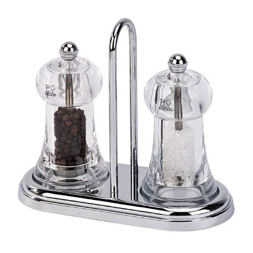 Peugeot 19051 Brasserie Pfeffer-/Salzmühle Acryl, 5,6 x 5,6 x 11 cm, transparent - obrazek 4