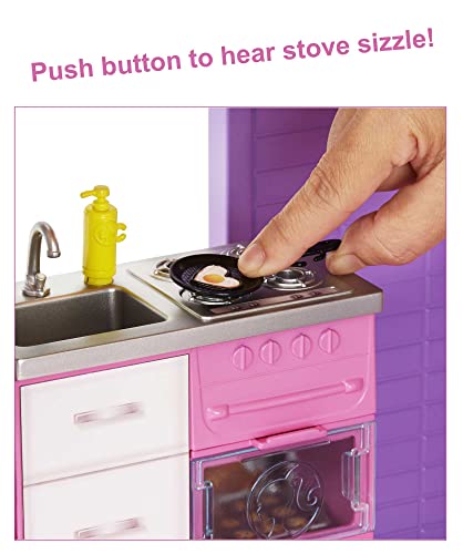 Barbie, Dreamhouse Idealny Domek Dla Lalek Z Nową Windą (Na Wózek Inwalidzki), Basenem I Zjeżdżalnią GNH53 - obrazek 8