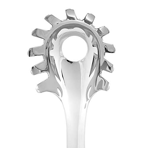 Fissler Magic / Edelstahl-Spaghettiheber, Nudel-Löffel, mit Ablaufloch, poliert – spülmaschinengeeignet - obrazek 4