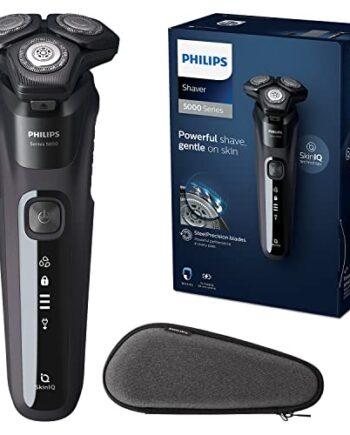 Philips Shaver Series 5000 Elektrischer Nass- und Trockenrasierer mit SkinIQ (Modell S5588/30)