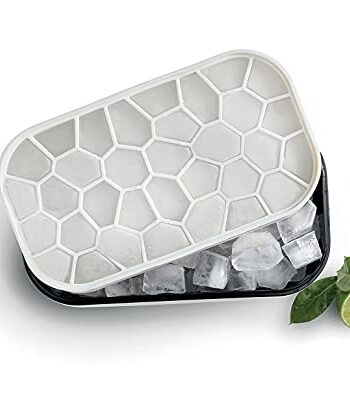 Lékué Eiswürfelbox, weiß, 12x22x8 cm