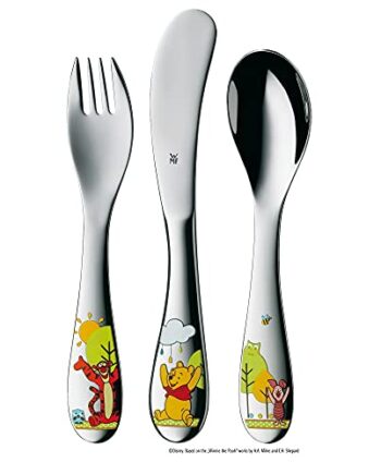 WMF Kinderbesteck DISNEY WINNIE THE POOH 3-teilig ab 3 Jahren Edelstahl rostfrei Cromargan poliert spülmaschinengeeignet farb- und lebensmittelecht, ohne individuelle Gravur