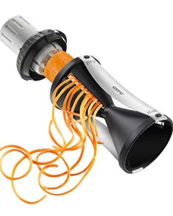 Gefu Original Spiralschneider 13780 - Frische Gemüsespaghetti im Handumdrehen dank Spirelli 2.0 – Profi Küchenhelfer, 17.0x7.3x7.3 cm