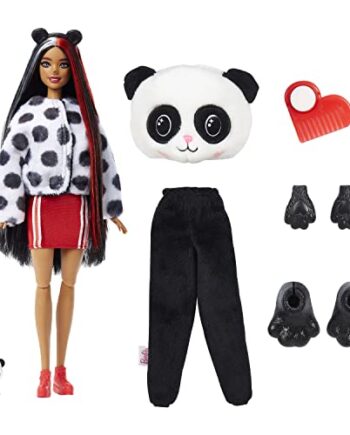 Barbie Cutie Reveal Lalka Panda, Wielokolorowy, Od 3 lat, HHG22