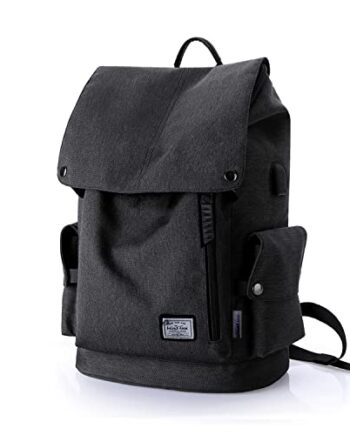 Wind Took Duży plecak na laptopa dla kobiet mężczyzn, 15,4 cala z port