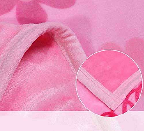 YIMU Koc kreskówka Hello Kitty nadruk narzuta koc miękki pokrowiec flanelowy przytulny pluszowy koc polarowy dla chłopców dziewcząt dzieci maluch dziecko (Hello Kitty 1) - obrazek 3