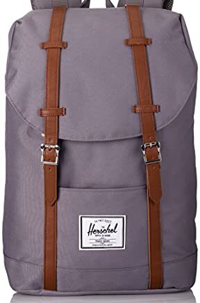 Herschel Plecak Retreat, Szary/tanowy Pu, 43 in, Casual