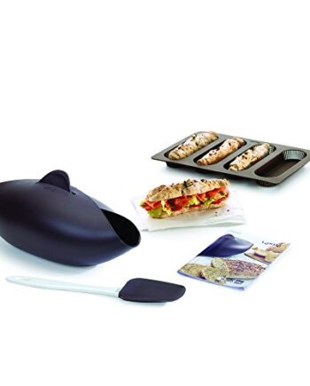 Lékué-Brotbackset, Silikon, braun, 30 x 25 x 15 cm (3000085SURM017)