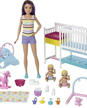 Barbie Zestaw do zabawy Opieka nad maluszkami z lalką Skipper z linii