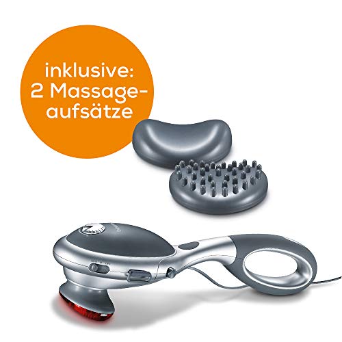 Beurer MG 70 Infrarot Massagegerät, Klopfmassage, zur Massage von Rücken, Nacken, Arme, Beine, zwei verschiedene Aufsätze, Infrarotwärmefunktion - obrazek 5