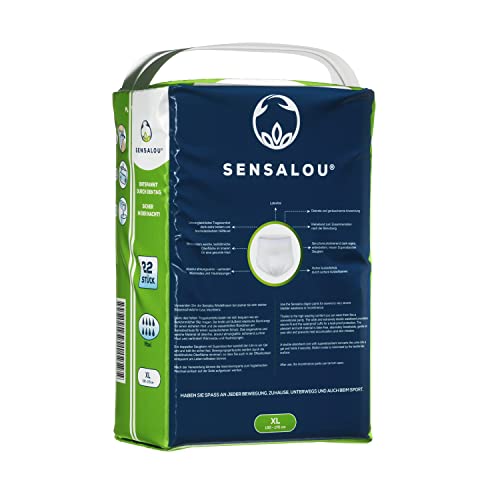 Sensalou Pieluchy dla dorosłych, rozmiar XL (22 szt.) dla kobiet i męż - obrazek 4