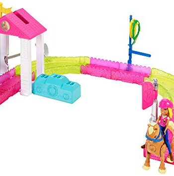 Barbie FHV66 On The Go Pony zestaw do gry, wielokolorowy