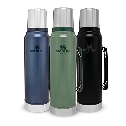 Stanley Classic Legendary Thermosflasche 1L Hammertone Green - Edelstahl Thermoskanne - BPA-frei - Thermos Hält 24 Stunden Heiß - Deckel Fungiert Auch als Trinkbecher - Spülmaschinenfest - obrazek 10